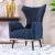Bergamo 1 Seater Fabric Sofa - Blue