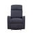 Gizmo 1 Seater Fabric Recliner - Charcoal