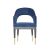 Earl Fabric Accent Chair - Navy Blue