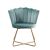 Bosley Accent Chair - Light Green / Golden