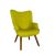 Canary Fabric Accent Chair-Green