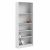 Sanyun 6 shelves Modular Bookcase Wide - White