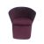 Gregor Velvet Accent Chair - Purple