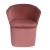 Gregor Velvet Accent Chair - Deep Rose