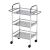Maverick 3 Tier Serving Trolley - Silver Chrome