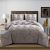 Euphoria Printed 4-Piece King Comforter Set-240x260 cm - Grey