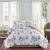 Ecstsey Cotton 4-Piece King Comforter Set-240x260 cm - White