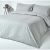 Danube Essentials 3-Piece 200 TC King Duvet Cover Set - 220x230 cm - Grey