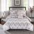 Plush 4-Piece Single Comforter Set Dark Beige