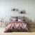 Dazzeling Dusk Digital Printed 4 Pcs Set(1 Comforter - 240X260 Cm + 1 Fitted - 180X200+30Cm+ 2 H/W Pillow- 50X75Cm) Red 493
