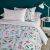 Bailey King Duvet Cover Set Coral