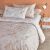Marble King Fitted Sheet Set Beige