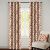 Glitz Ss Eyelet Curtain Without Lining 135 X 240 Cm Multi Dazzling - Cur-1