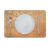 Glamour Vintage Rust Metal Look Placemat Gold Afc-R-29434A