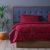 Urbane Reversible 3-Piece Single Comforter Set-150x230 cm - Maroon