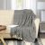 Takisha Woven Cotton Throw Ivory,Grey 127X154Cm Ke 13