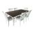 Janzen 1+6 Dining Set - Ash / Cream