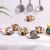 Ss22 Celina 12 Pc Tea Set(Cups With Saucers)-6.5Cm,150Ml Gold