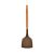 Chefs-Tool Solid Turner W/ Wooden Handle Choc Brown - Kw-2169