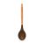Chefs-Tool Solid Ladle W/ Wooden Handle Choc Brown - Kw-2171