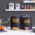 Black Oak Round Tin Box Potato/Onion -2 Pcs Set