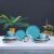 Peacock Green 16Pcs Stoneware Dinner Set 002
