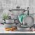 Penguen 9 Pcs Cookware Set - Grand Silver