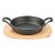 Cuchillo Cast Iron Pan W/ Wood Base 15X3.9 Cms