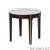 Cody End Table - White Marble / Dark Oak