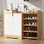 Sevy Shoe Cabinet -Natural / White