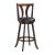 Minister Swivel Bar Stool-Cappuccino / Black Olivin