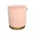 Trizona Fabric Ottoman-Pink