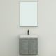 Milano Rica Mdf Vanity W/Mirror 554X426X450Mm - 3Pcs/Set -Made In China