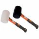 Milano Rubber Hammer Black 16Oz Fiber Handle