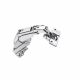 Milano Slide On Hinge C Type 165 Deg (100 Pcs/Ctn)