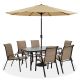 Eve 6+1+1 Dining Set - Beige