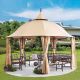 Luxury Gazebo - Brown