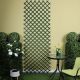 PVC Trellis Fence 1X2M - Green