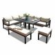 Melinda 9 Seater Sofa Cum Dining - Beige