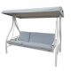 Alma Lounger 3 Seater Cum Swing - Grey