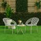 Olivia 2 +1 Balcony Set - White