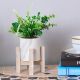 Ceramic Pot With Plants - White