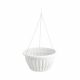 Hanging Flower Pot - White