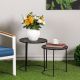 Metal 2/S Nesting Sidetable 42X42X45Cm
  38X38X40Cm