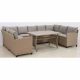 Lita U-Shape Rattan Sofa Set
