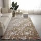 Rugs Sr21 160X230 Rabbit Fur With Foil Design 2 Silver Mr- 460