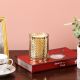 Aw19 Luminara Electroplated Jar Candle Fresh Linen 150G 8X7.5Cm Gold Bl08075Gh