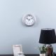 Lexie Promo Wall Clock Silver 9Inch