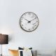 Ss22 Stolpa Marble Look Metal Wall Clock 30.2X30.2X4.4Cm 208303
