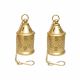 Sahara Jaali T Light Holder Set Of 2 Gold 6X6X11 Cm